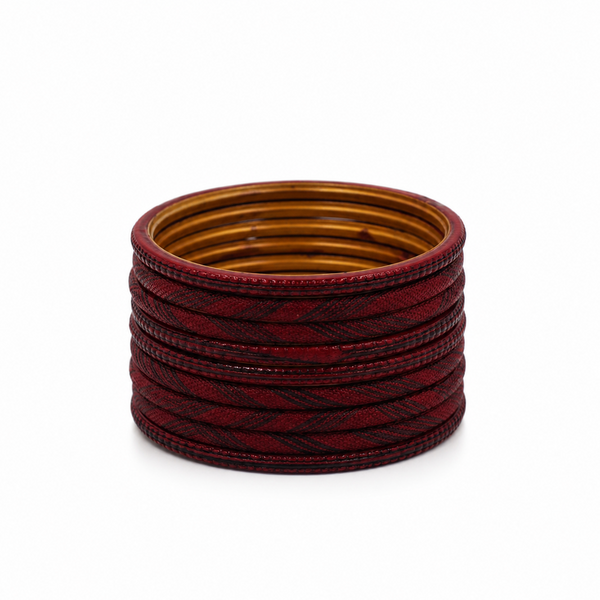 Maroon Jaipur Loom Stack