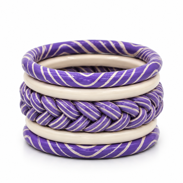 Jamuni braided bangle set