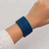Teal Blue Jaipur Loom Stack