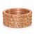 Royal Elephant Pure Lac Bangle Set – Rose Gold