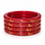 Royal Elephant Pure Lac Bangle Set – Red