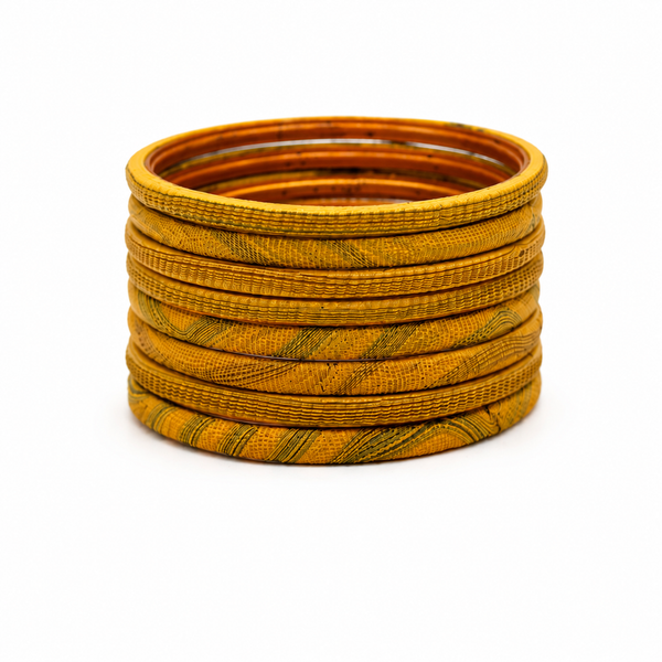 Yellow Jaipur Loom stack