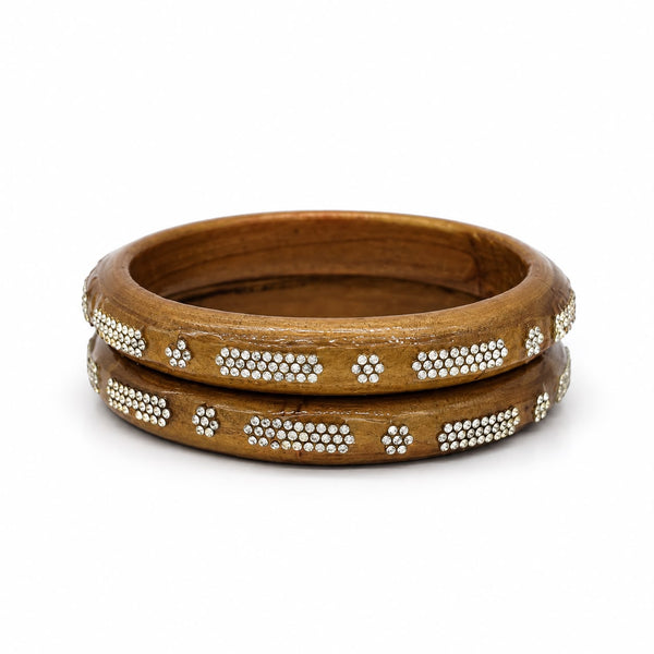 Golden Brown Lac Kada Set