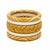 Haldi Kesar braided bangle set