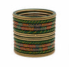 Hariyali lahthi bangle set