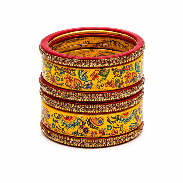 Rangoli lahthi bangle set