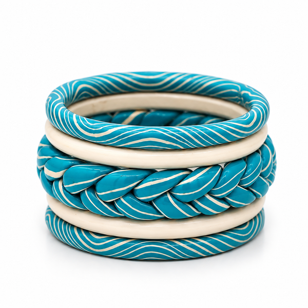 Neelam Braided Bangle Set