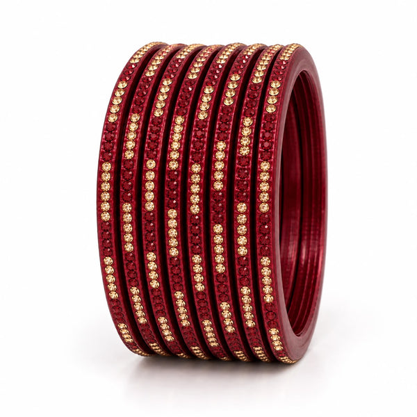 Ruby Riwaayat Lac Bangle Set