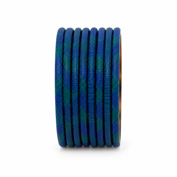 Teal Blue Jaipur Loom Stack
