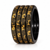 Royal Elephant Pure Lac Bangle Set – Black