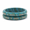 Teal Blue Laheria Kac Kada Set