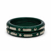 Emerald Green Lac Kada Set