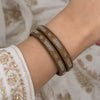 Golden Brown Lac Kada Set