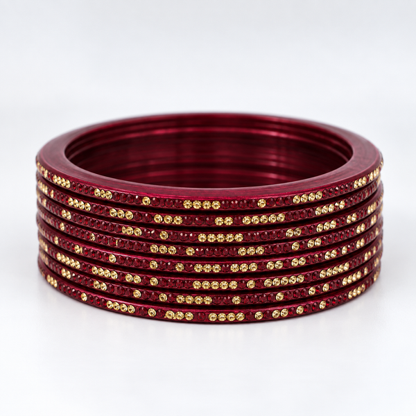 Ruby Riwaayat Lac Bangle Set