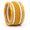 Haldi Kesar braided bangle set