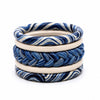 Neelam braided bangle set