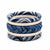 Neelam braided bangle set