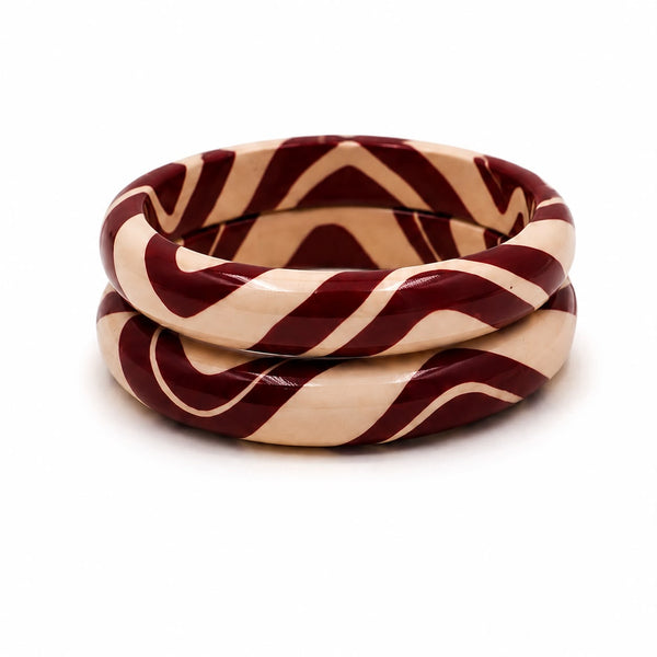 Meher Juli Kada – Burgundy Cream